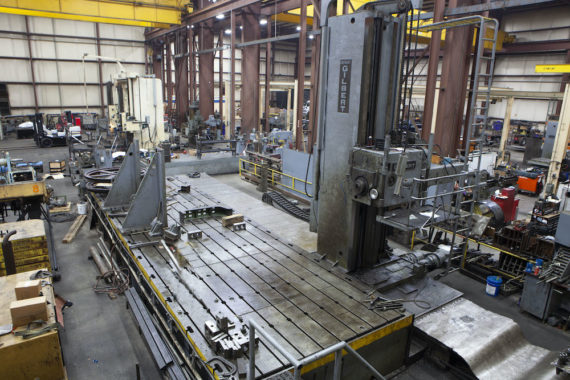 35 foot boring mill